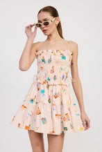 Load image into Gallery viewer, GATHERED POPLIN MIN DRESS
