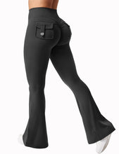 Load image into Gallery viewer, 🖤 Women's High-Waisted Cargo Pocket Workout Leggings
