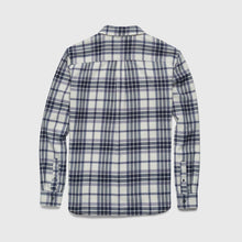 Load image into Gallery viewer, Brian Flannel Plaid Shirt - Jet Stream Combo
