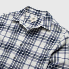Load image into Gallery viewer, Brian Flannel Plaid Shirt - Jet Stream Combo

