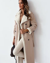 Load image into Gallery viewer, Women’s Belted Double-Breasted Winter Trench Coat
