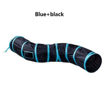 Load image into Gallery viewer, 2/3/4/5 Holes Pet Cat Tunnel Toys Foldable Pet Cat Kitty Training Interactive Fun Toy For Cats Rabbit Animal Play Tunnel Tube For Cats Tunnels for Indoor Cats Cat Tube Collapsible 3 Way Pet Tunnel Great Toy for Cats
