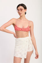 Load image into Gallery viewer, LACE WRAP SKIRT WITH DRAWSTRING
