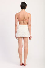 Load image into Gallery viewer, LACE WRAP SKIRT WITH DRAWSTRING

