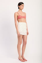Load image into Gallery viewer, LACE WRAP SKIRT WITH DRAWSTRING
