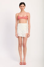 Load image into Gallery viewer, LACE WRAP SKIRT WITH DRAWSTRING
