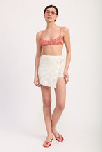 Load image into Gallery viewer, LACE WRAP SKIRT WITH DRAWSTRING
