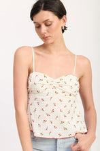 Load image into Gallery viewer, FLORAL SWEETHEART CAMI TOP
