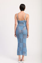 Load image into Gallery viewer, CONTRASTED MAXI SHEER DRESS
