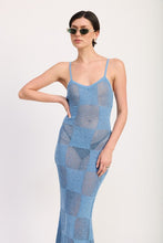 Load image into Gallery viewer, CONTRASTED MAXI SHEER DRESS
