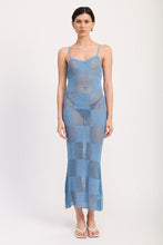 Load image into Gallery viewer, CONTRASTED MAXI SHEER DRESS
