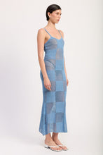 Load image into Gallery viewer, CONTRASTED MAXI SHEER DRESS

