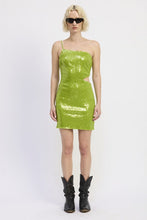 Load image into Gallery viewer, ONE SHOULDER SEQUIN MINI DRESS WITH CUT OUT
