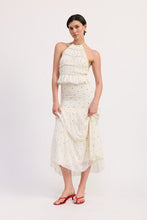 Load image into Gallery viewer, TIERED RUFFLE MIDI SKIRT
