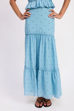 Load image into Gallery viewer, TIERED RUFFLE MIDI SKIRT
