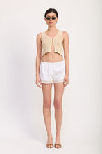 Load image into Gallery viewer, CROCHET BUTTON FRONT VEST TOP
