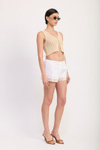 Load image into Gallery viewer, CROCHET BUTTON FRONT VEST TOP
