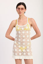 Load image into Gallery viewer, FLORAL CROCHET COVER UP DRESS
