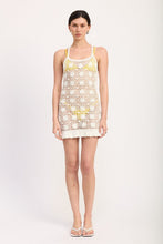 Load image into Gallery viewer, FLORAL CROCHET COVER UP DRESS
