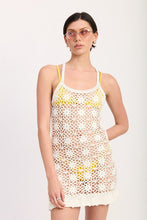Load image into Gallery viewer, FLORAL CROCHET COVER UP DRESS
