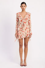 Load image into Gallery viewer, RUFFLE TRIM SHEER PEPLUM TOP
