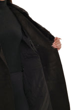 Load image into Gallery viewer, Genuine  Mink Fur Eco Suede Coat
