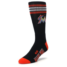 Load image into Gallery viewer, Miami Marlins Men's Athletic Crew Socks
