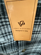 Load image into Gallery viewer, Veno Giovanni CB-10 Black Windowpane Double breasted 100% Wool Overcoat/Topcoat
