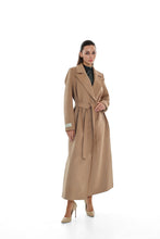 Load image into Gallery viewer, Aria Cashmere Blend Coat in Camel
