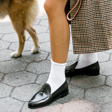 Load image into Gallery viewer, Women's Black Leather Milano Loafer

