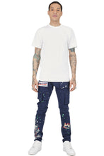 Load image into Gallery viewer, Rey Men's premium skinny twill cargo pants.
