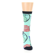 Load image into Gallery viewer, Mint Black Lady Liberty Socks - Women&#39;s Novelty Socks
