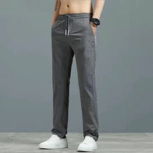 Load image into Gallery viewer, 🧊 Men's Ice Silk Plus Size Straight-Leg Pants
