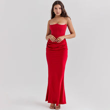 Load image into Gallery viewer, Slim Tube Top Long Dress Sexy Fashion Bandeau Backless Party Evening Dresses For Women Clothing
