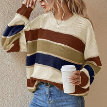 Load image into Gallery viewer, Women’s Striped Sweater
