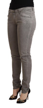 Load image into Gallery viewer, Acht Gray Cotton Low Waist Skinny Push Up Denim Jeans
