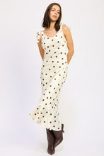 Load image into Gallery viewer, MERMAID MAXI DRESS WITH SHOULDER TIE
