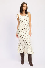 Load image into Gallery viewer, MERMAID MAXI DRESS WITH SHOULDER TIE
