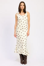 Load image into Gallery viewer, MERMAID MAXI DRESS WITH SHOULDER TIE
