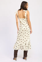 Load image into Gallery viewer, MERMAID MAXI DRESS WITH SHOULDER TIE
