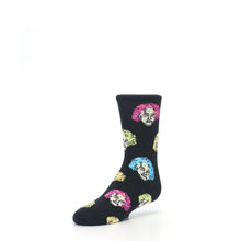 Load image into Gallery viewer, Black Einstein Socks - Kid's Novelty Socks
