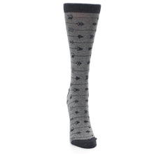 Load image into Gallery viewer, Gray Arrows Women's Dress Socks
