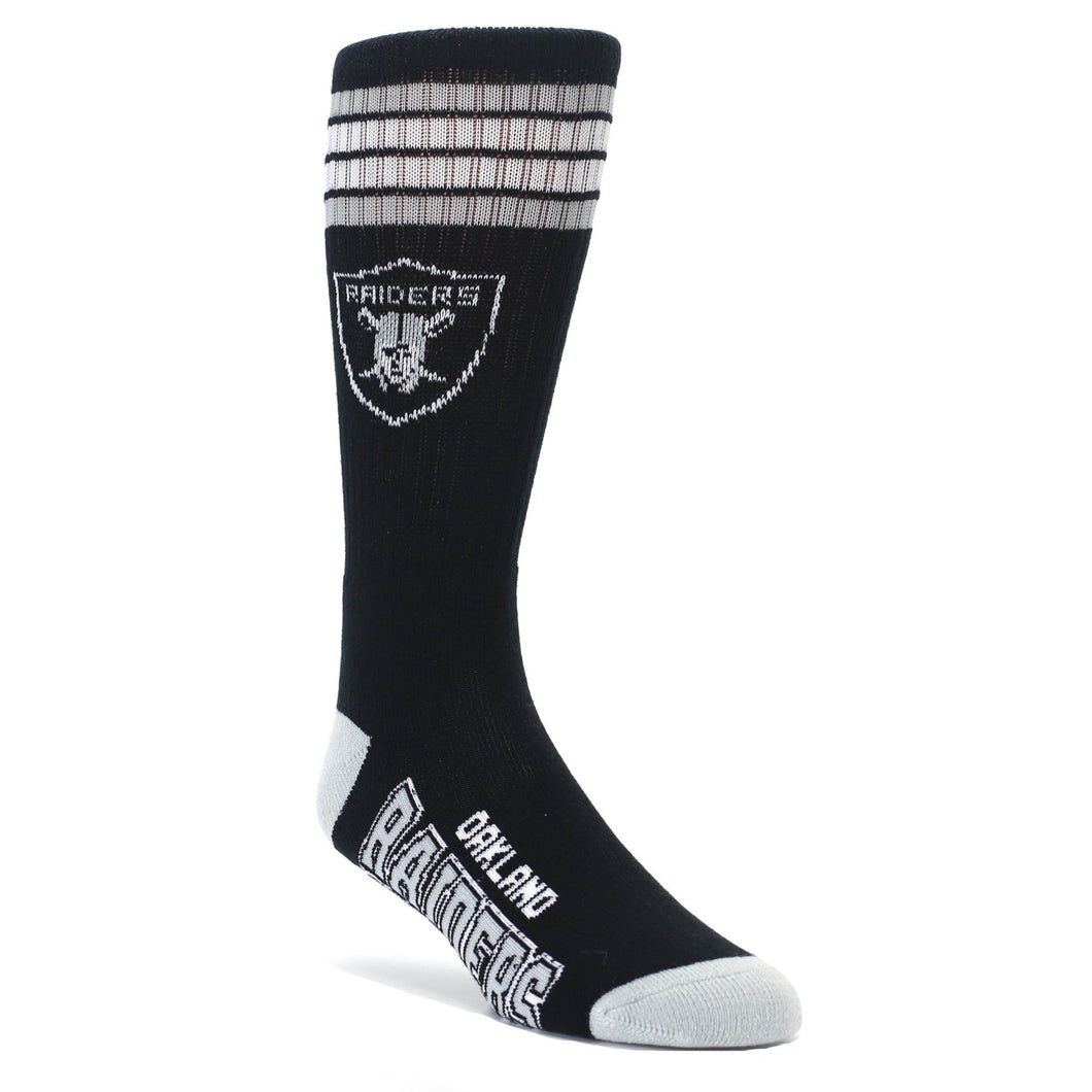 Las Vegas Raiders Socks - Men's Athletic Crew Socks