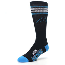 Load image into Gallery viewer, Carolina Panthers Socks - Men&#39;s Athletic Crew Socks
