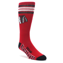 Load image into Gallery viewer, Chicago Blackhawks Socks - Men&#39;s Athletic Crew Socks
