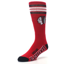 Load image into Gallery viewer, Chicago Blackhawks Socks - Men&#39;s Athletic Crew Socks
