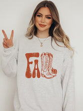 Load image into Gallery viewer, Fall Boots Graphic Crewneck Sweatshirt
