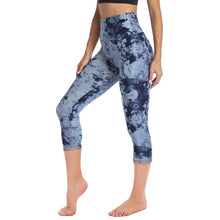 Load image into Gallery viewer, Cropped High-Rise Print Leggings – USA Flag Print Patriotic Workout Pants - 19 Styles
