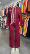 Load image into Gallery viewer, Knit Tailored Ensemble Cardigan &amp; Wide Leg Pants

