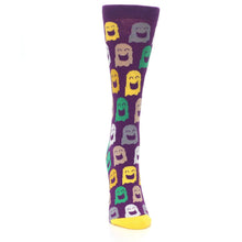 Load image into Gallery viewer, Purple Multi Ghosts Socks - Women&#39;s Dress Socks
